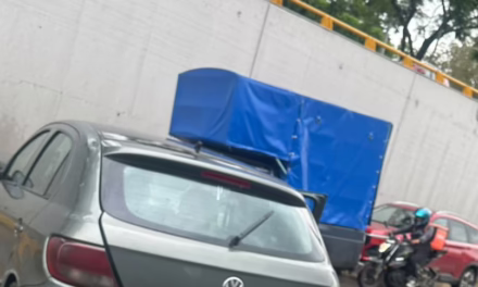 Accidente de tránsito a la altura del Distribuidor Vial de La Araucaria