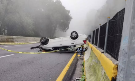 Pareja pierde la vida en la autopista México-Cuernavaca