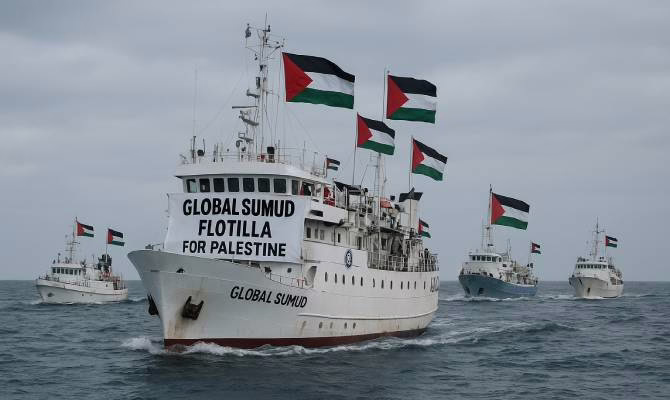 Global Sumud Flotilla denuncia desaparición de 443 voluntarios tras interceptación israelí