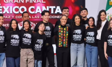 Presentan a los finalistas de “México Canta” en el Palacio Nacional