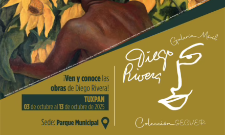 Galería Móvil 2025 acerca el arte de Diego Rivera a Tuxpan