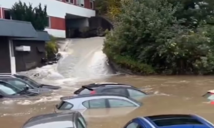 Video: Fuertes inundaciones en Noruega