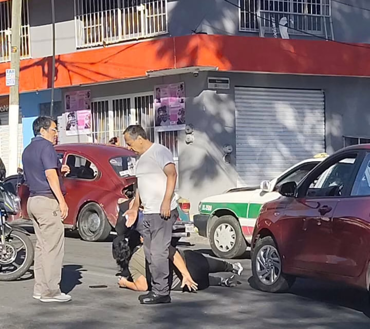 Persona atropellada en la avenida Miguel Alemán, Xalapa