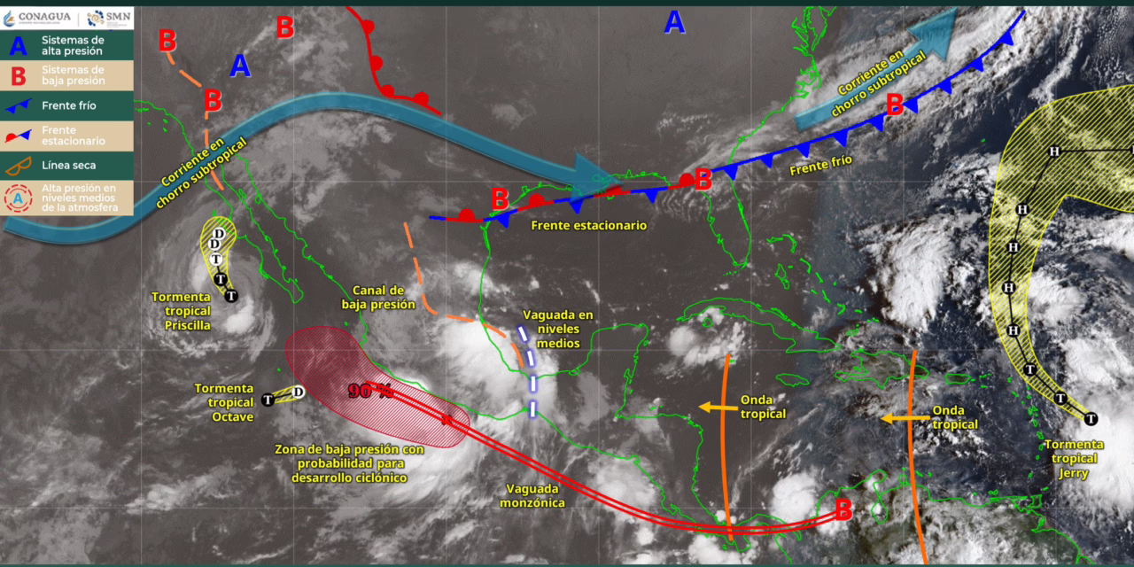 LLUVIAS TORRENCIALES EN SAN LUIS POTOSÍ, QUERÉTARO, HIDALGO, PUEBLA, VERACRUZ, GUERRERO Y OAXACA