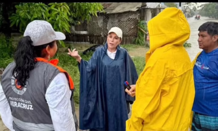 Estamos coordinados atendiendo a nuestra gente: Gobernadora supervisa afectaciones por lluvias