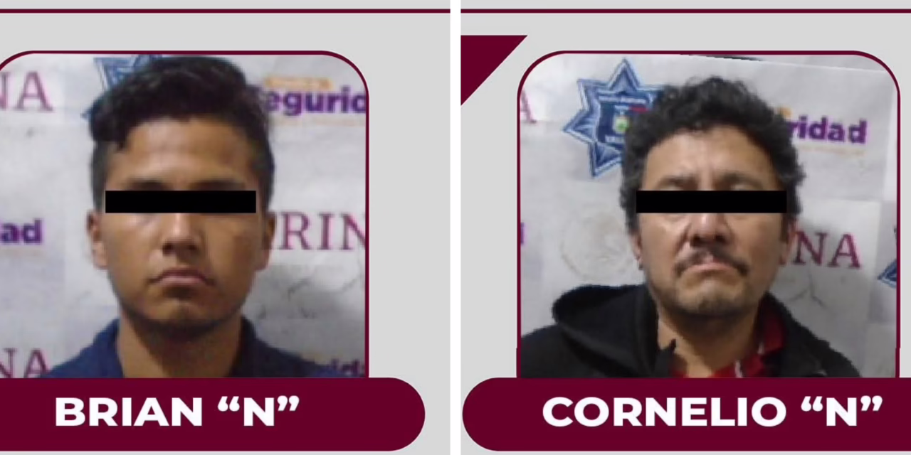 Detienen a dos ladrones en Xalapa, por el delito de robo simple