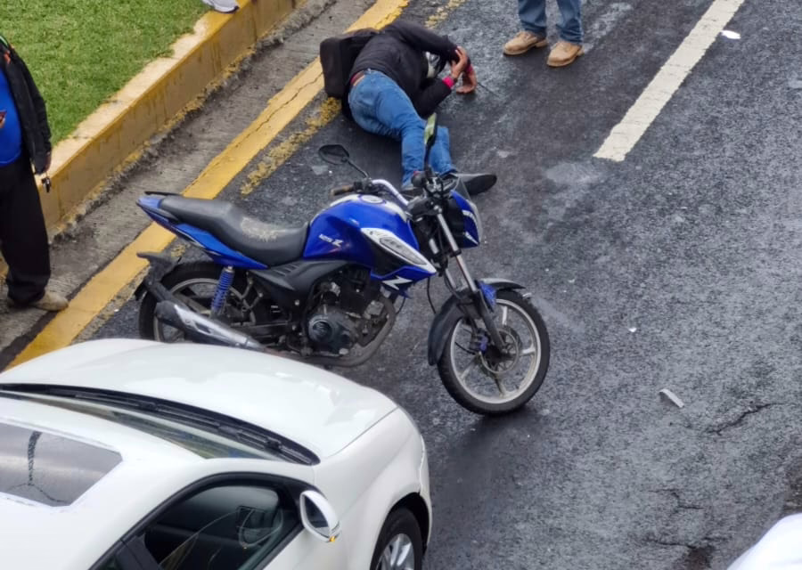 Accidente vial en la Carretera Xalapa-Veracruz a la altura de Las Trancas