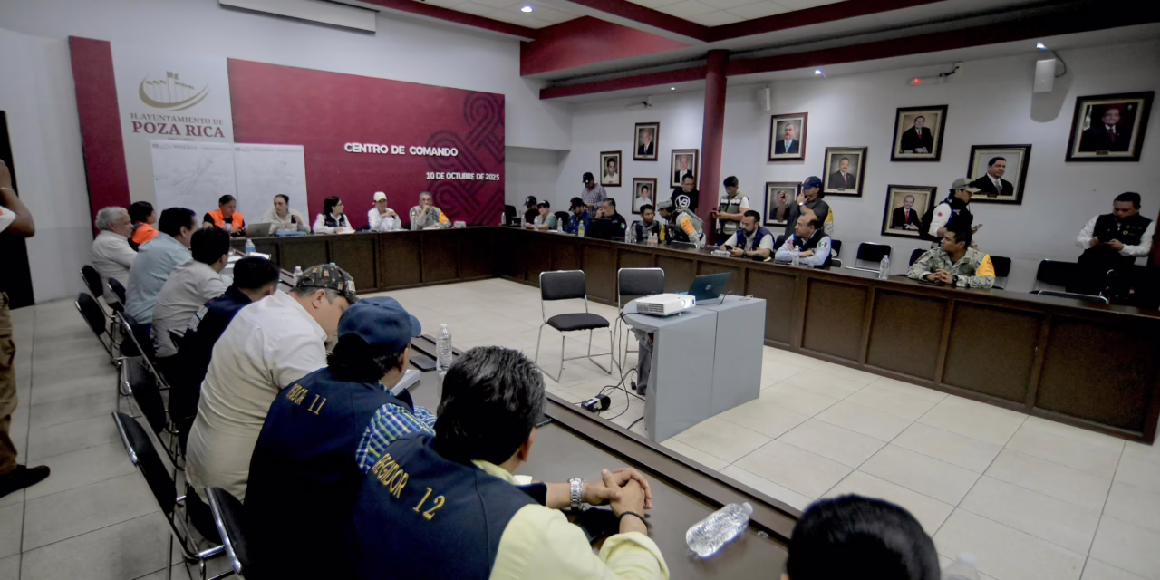 Suman esfuerzos Federación y Estado para acelerar la recuperación en Poza Rica y Álamo