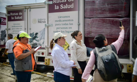 Gobernadora de Veracruz Rocío Nahle, promete estancia prolongada en el norte para restaurar normalidad tras inundaciones
