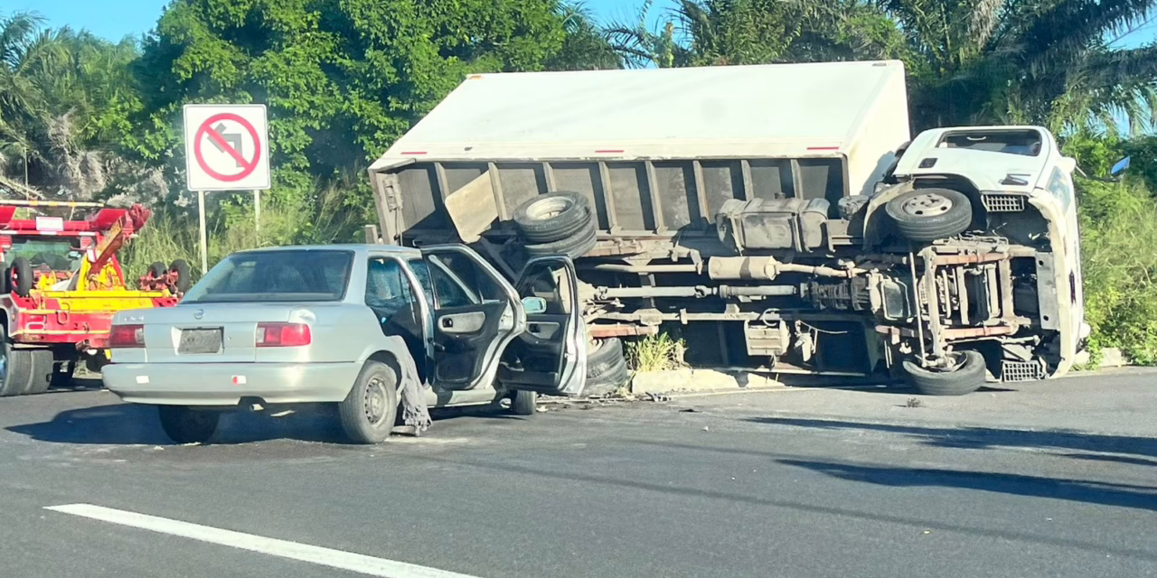 Accidente en la carretera Xalapa -Veracruz