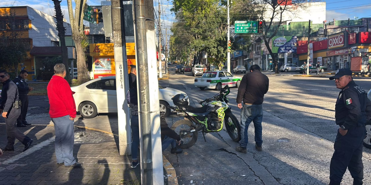 Accidente de tránsito en la avenida Américas y Ferrocarril Interoceánico