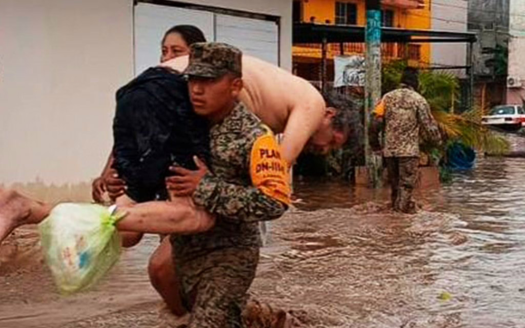 El Ejército Mexicano continúa aplicando el Plan DN-III-E en el municipio de Poza Rica