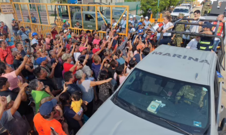 Visita Claudia Sheinbaum zonas afectadas de el Higo.