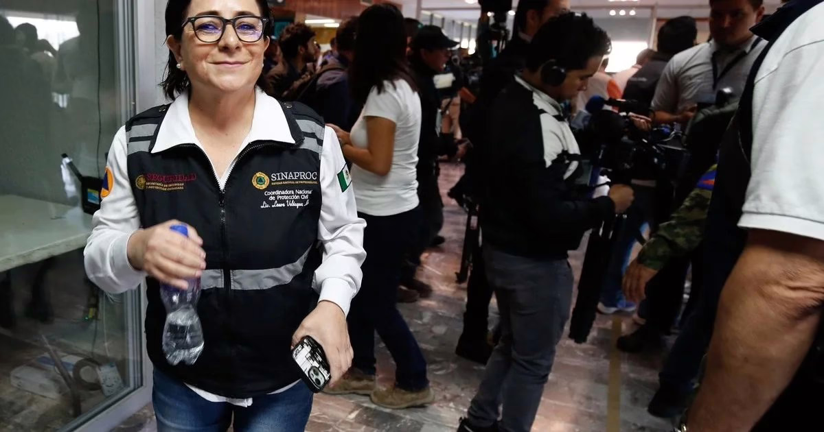 Laura Velázquez Alzúa informó sobre el despliegue masivo de personal y recursos, durante entrevista en el aeropuerto de Poza Rica