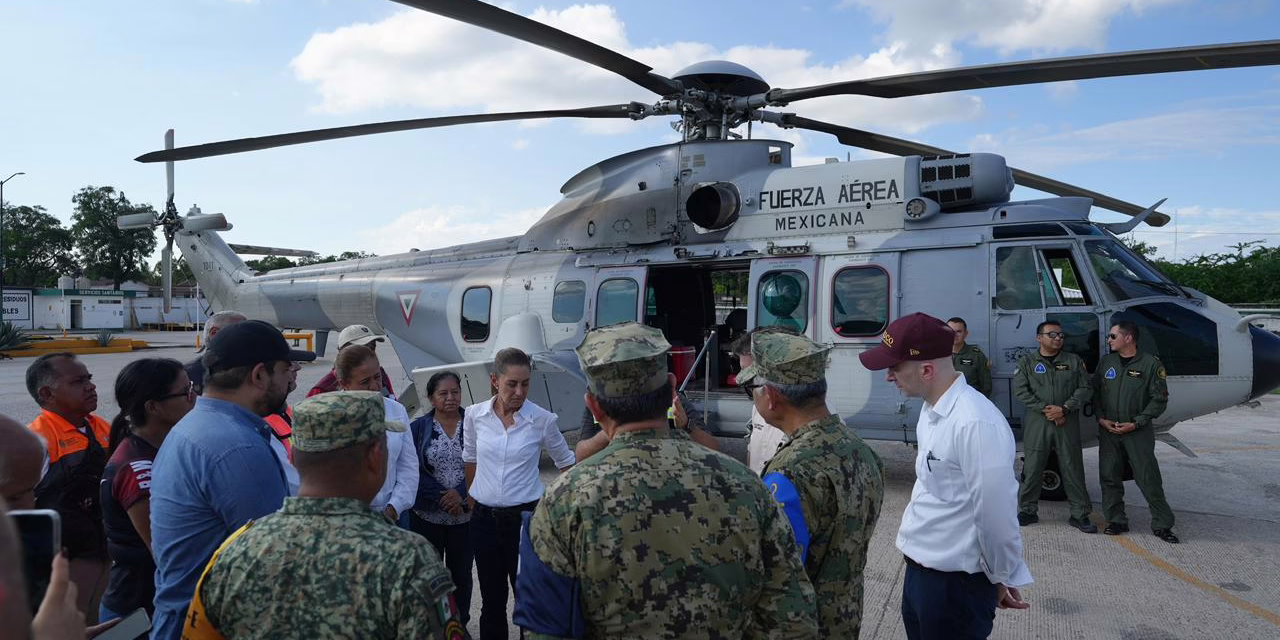 Van 70 muertos por lluvias, 30 en Veracruz confirma Sheinbaum y amaga con exhibir corrupción del FONDEN