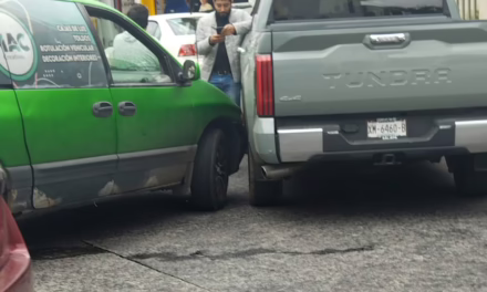 Accidente de tránsito en la zona del mercado de La Rotonda