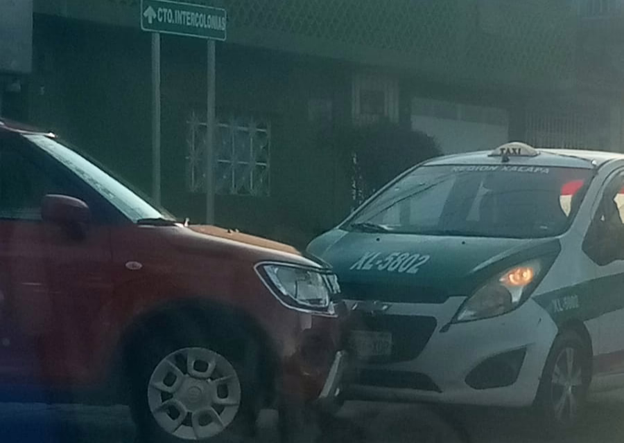 Accidente de tránsito en la avenida Américas, Xalapa