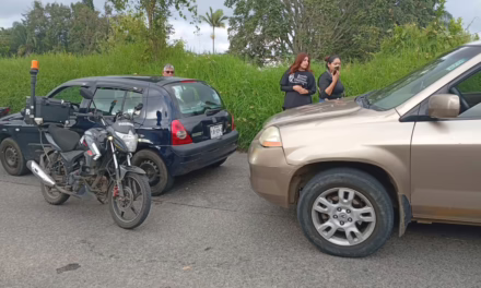 Accidente en la zona de Plaza Cristal