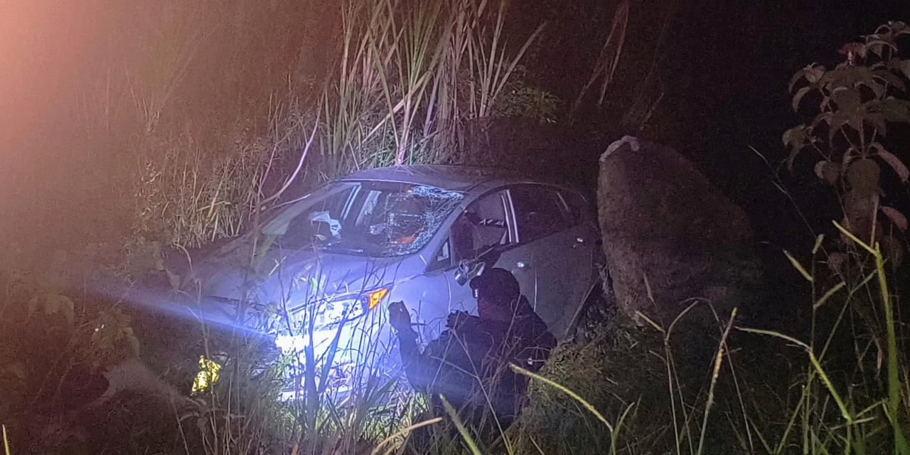 Accidente en la carretera Xalapa-Alto Lucero a la altura de la colonia 6 de enero.