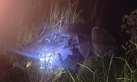 Accidente en la carretera Xalapa-Alto Lucero a la altura de la colonia 6 de enero.