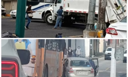 Accidente en 20 de Noviembre y otro en el bulevar Xalapa – Banderilla