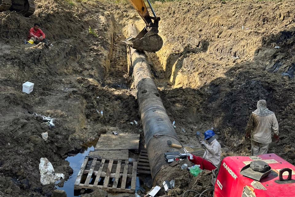 Pemex concluye reparación de ducto afectado por lluvias en Álamo Temapache, Veracruz