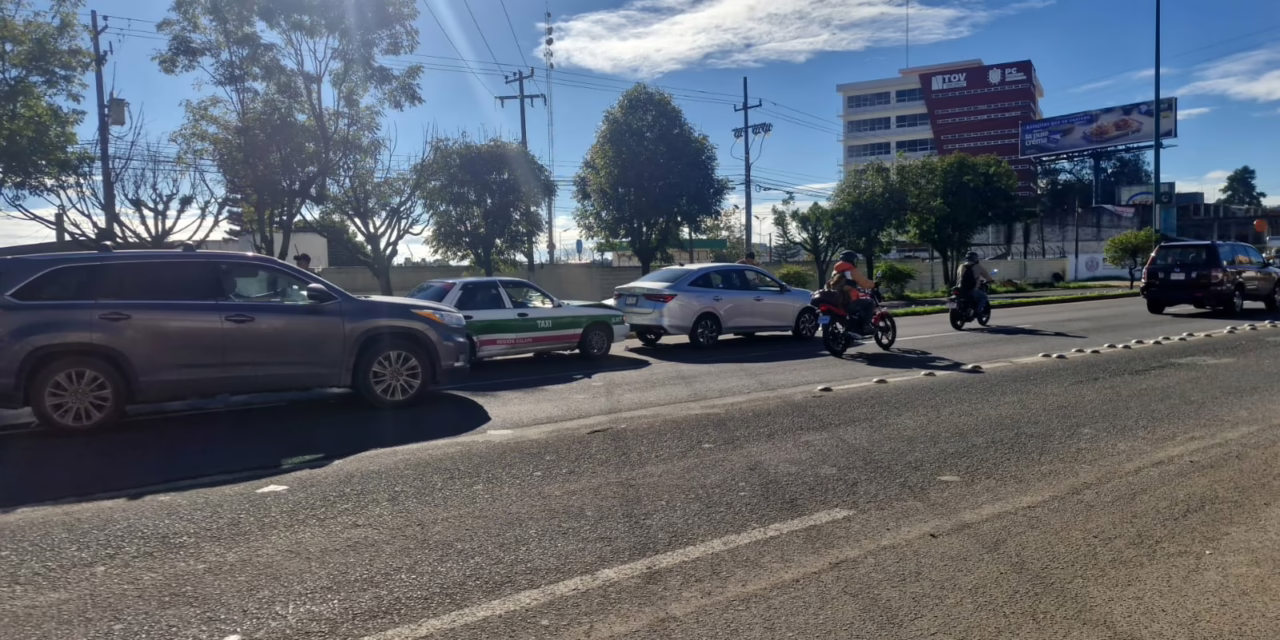 Accidente de en el bulevar Xalapa-Banderilla