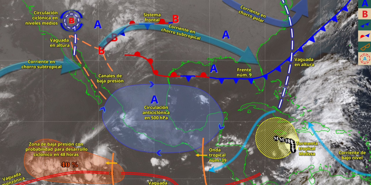 LLUVIAS PUNTUALES FUERTES EN CHIHUAHUA, VERACRUZ, TABASCO, OAXACA, CHIAPAS Y QUINTANA ROO
