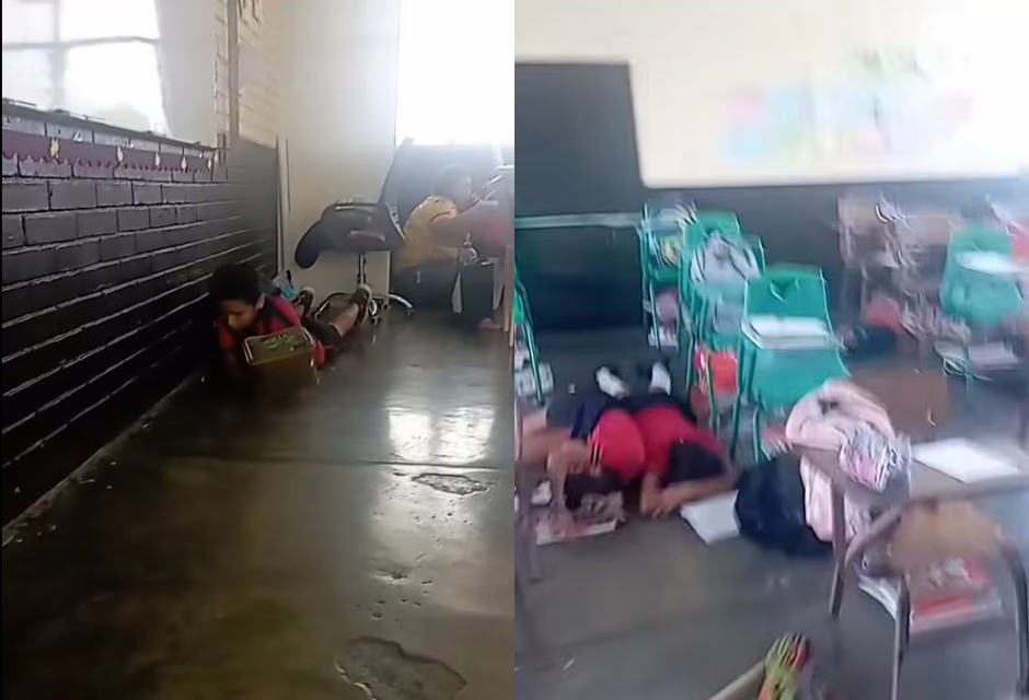 Video:Alumnos viven momentos de tensión por disparos de arma de fuego en Monterrey