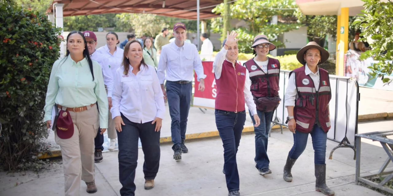 Claudia Sheinbaum y Rocío Nahle trabajan juntas por la recuperación de Álamo