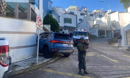 Accidente en el fraccionamiento El Paraiso en Xalapa