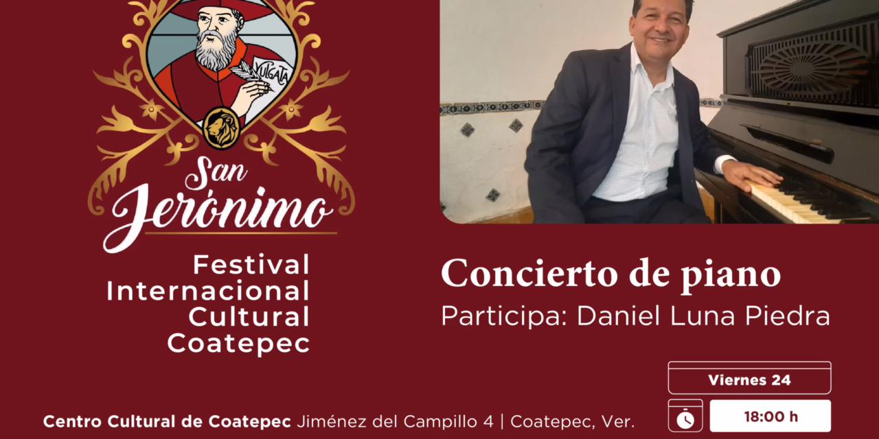 La SECVER invita a Concierto de Piano y Marimba en Coatepec