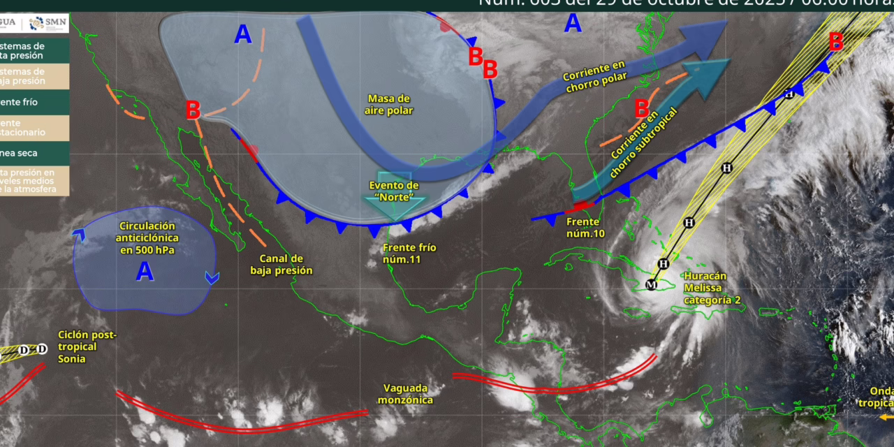 LLUVIAS PUNTUALES INTENSAS EN ZONAS DE VERACRUZ, OAXACA Y TABASCO