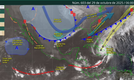 LLUVIAS PUNTUALES INTENSAS EN ZONAS DE VERACRUZ, OAXACA Y TABASCO