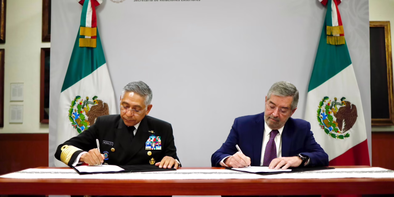 Firman Relaciones Exteriores y Marina Convenio Marco de Colaboración durante el evento “Diplomacia Naval y Política Exterior”