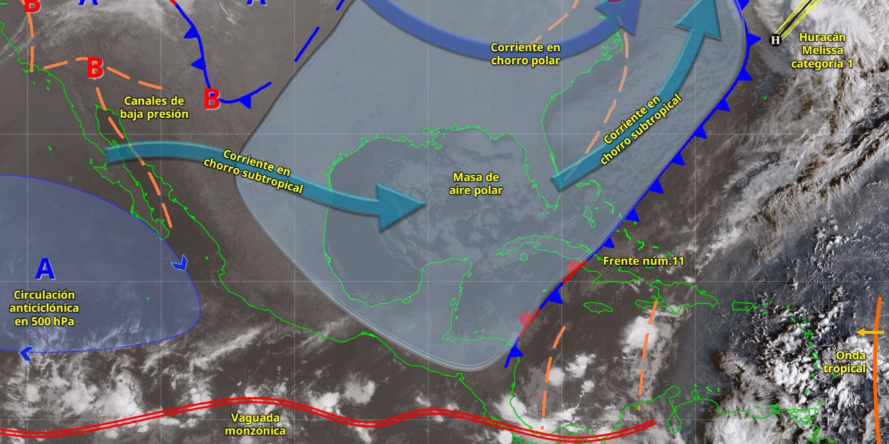 AMBIENTE FRÍO A MUY FRÍO, DURANTE LA MAÑANA Y NOCHE, EN ZONAS DEL NORTE, CENTRO Y ORIENTE DE MÉXICO