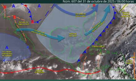AMBIENTE FRÍO A MUY FRÍO, DURANTE LA MAÑANA Y NOCHE, EN ZONAS DEL NORTE, CENTRO Y ORIENTE DE MÉXICO