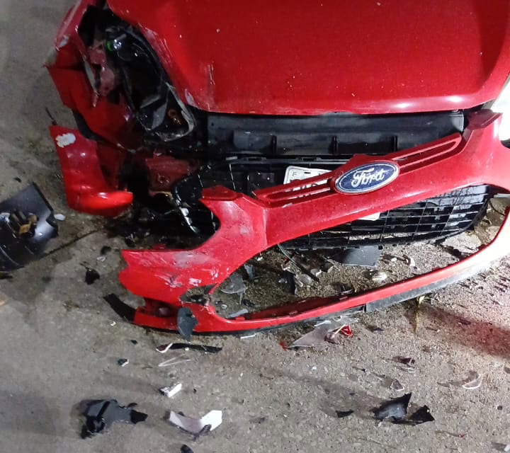 Accidente a la altura de Plaza Pradera