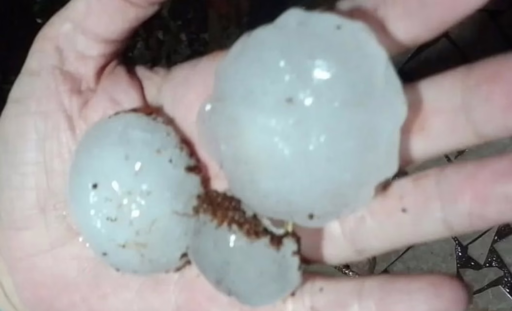 Video:Se registra impresionante granizada en Brasil