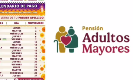 Calendario oficial de pagos de la Pensión Bienestar del bimestre noviembre-diciembre