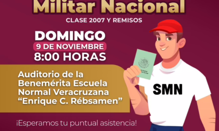 Convoca Ayuntamiento a Sorteo del Servicio Militar Nacional Clase 2007