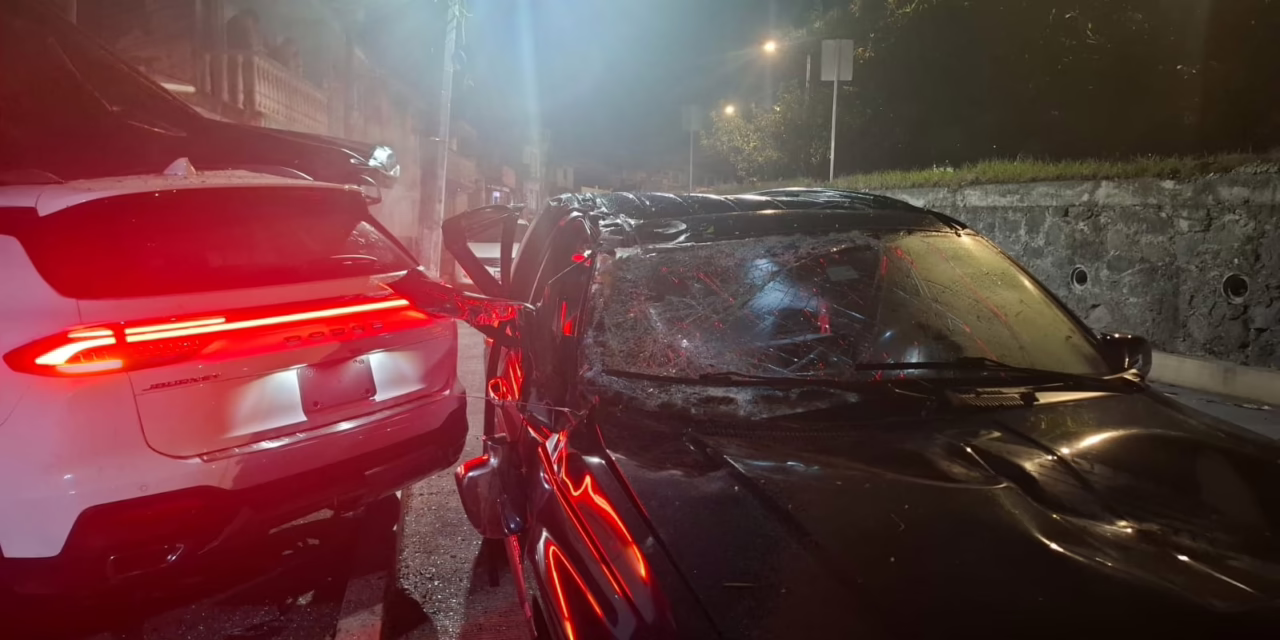 Camioneta salió volando en Banderilla