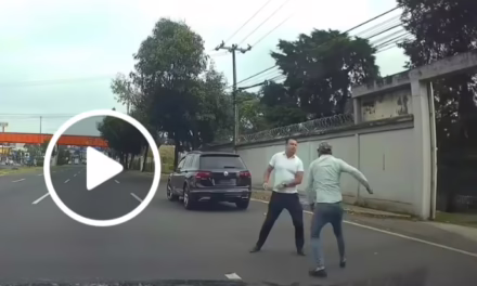 Conflicto vial desemboca en pelea a golpes en el Bulevar Xalapa-Banderilla