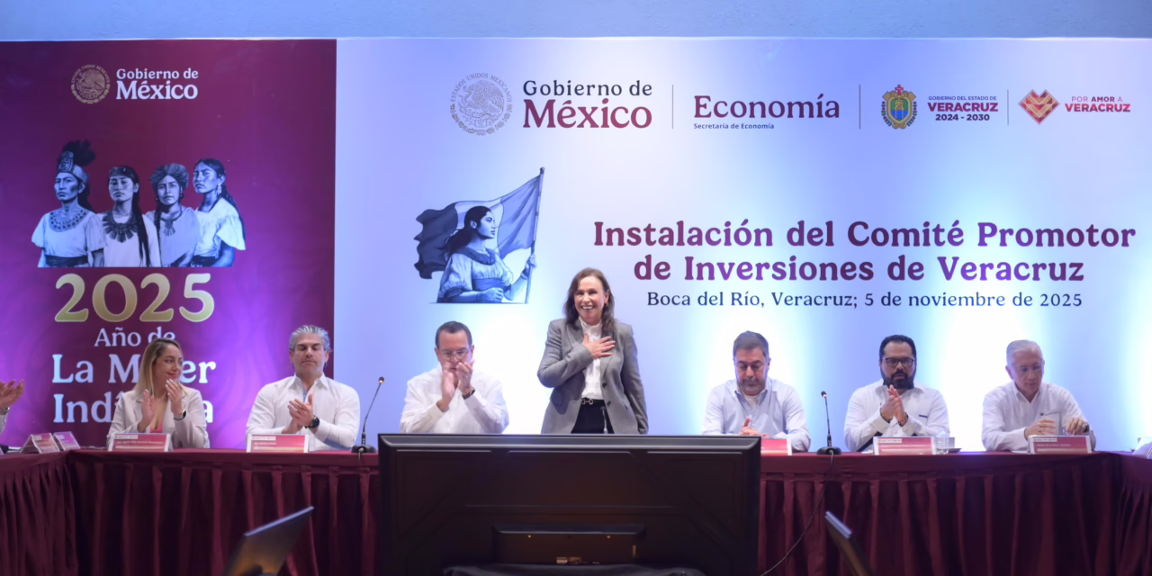 Invertir en Veracruz está de moda: instala Gobernadora el Comité Promotor de Inversiones