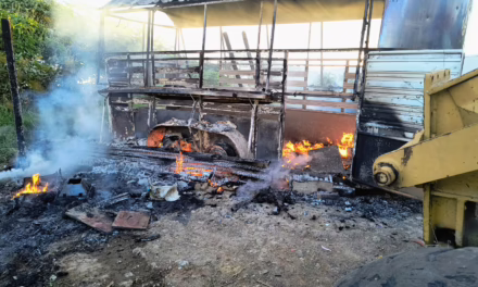 Incendio en el Municipio de Emiliano Zapata, a la altura de Bugambilias