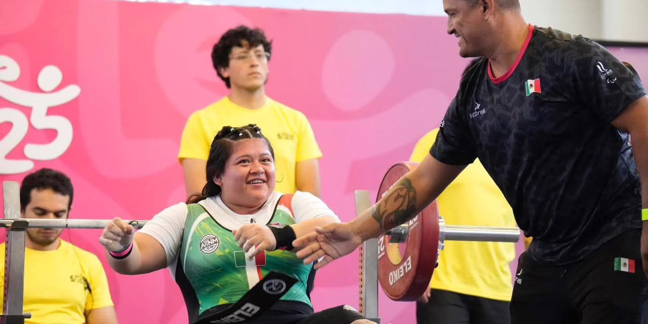 Evelin Lechuga doble oro en Parapowerlifting del Panamericano Juvenil