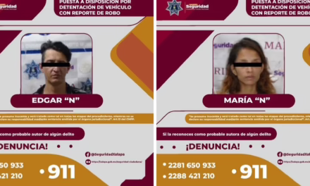 Detenidos en Xalapa por posesión de vehículo Robado