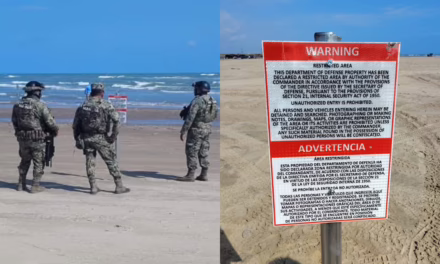 SECRETARÍA DE MARINA RETIRA LETREROS DE ADVERTENCIA DE PLAYA DE TAMAULIPAS