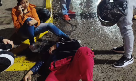 Motociclista sufre accidente en Av. 20 de Noviembre a la altura de Palo Verde