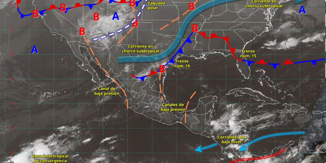 SE PREVÉN LLUVIAS PUNTUALES FUERTES EN NUEVO LEÓN Y TAMAULIPAS